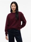 Red Tonal Logo Crew Neck Sweatshirt  Women