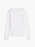 Beige Slim Crew Neck Long Sleeve T-Shirt  Women