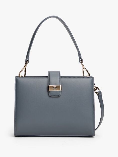 Grey Heritage TH Monogram Plaque Satchel  Women