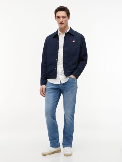 White Stretch Slim Fit Shirt  Men