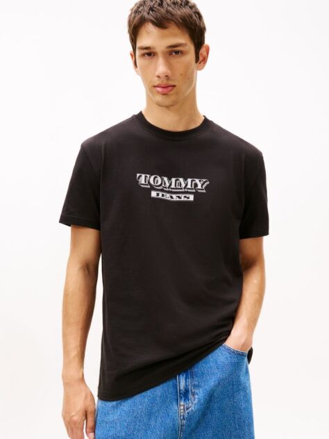 Black Regular Logo Back Graphic Sweatshirt  Men