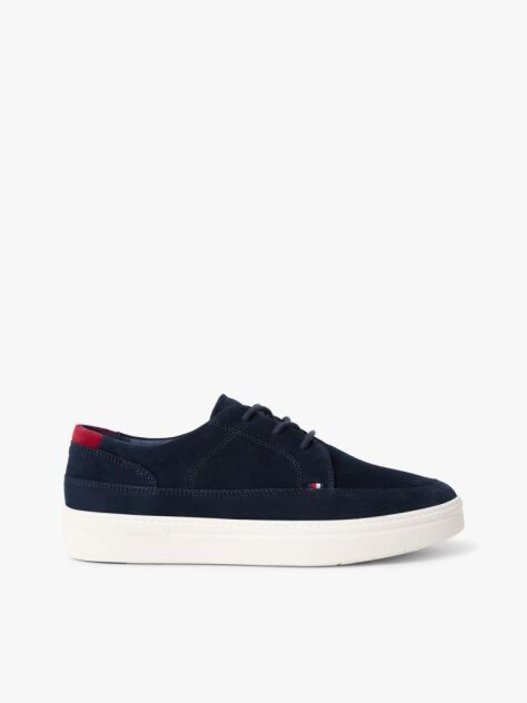 Blue Lightweight Suede Cupsole Hybrid Shoes  Men