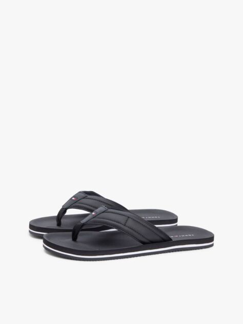 Black Flag Padded Strap Flip-Flops  Men