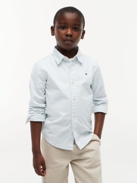 Multi Stretch Cotton Poplin Shirt  Boys