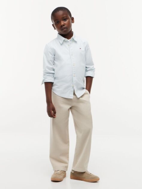 Multi Stretch Cotton Poplin Shirt  Boys