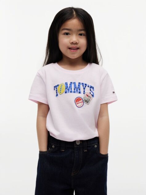 Pink Fruit Logo Jersey T-Shirt  Girls