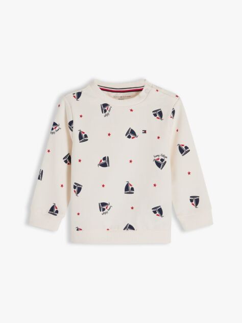 Multi Relaxed Crew Neck Sweatshirt  Newborn