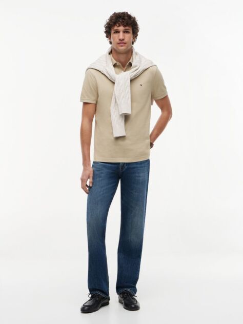 Beige 1985 Collection Regular Fit Pique Polo  Men