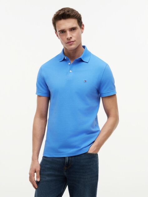 Blue 1985 Collection Slim Fit Pique Polo  Men