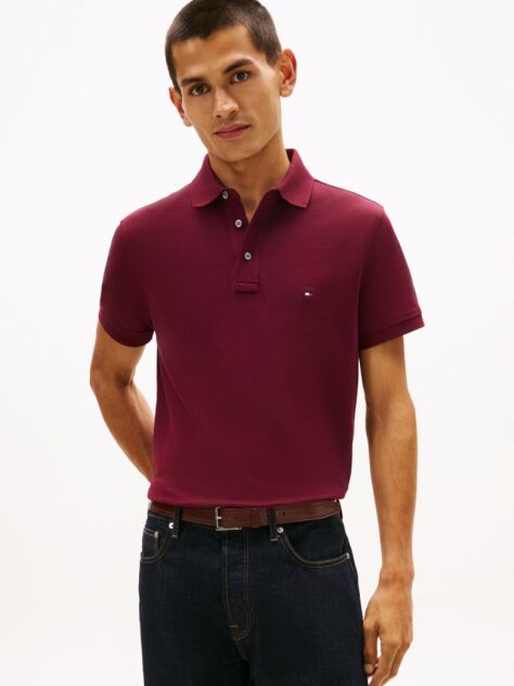 Red 1985 Collection Slim Fit Pique Polo  Men