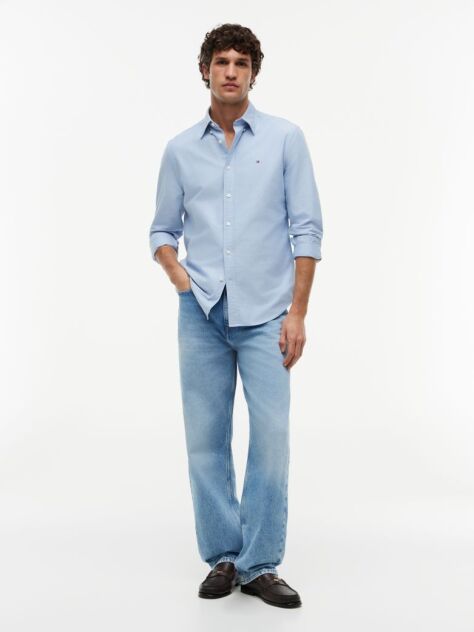 Blue Heritage Regular Fit Oxford Shirt  Men