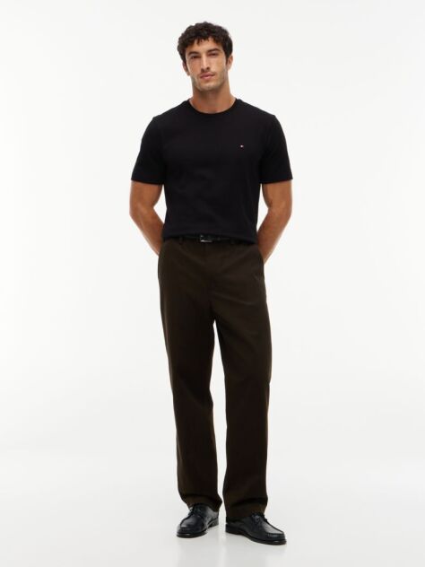 Black Interlock Knit T-Shirt  Men
