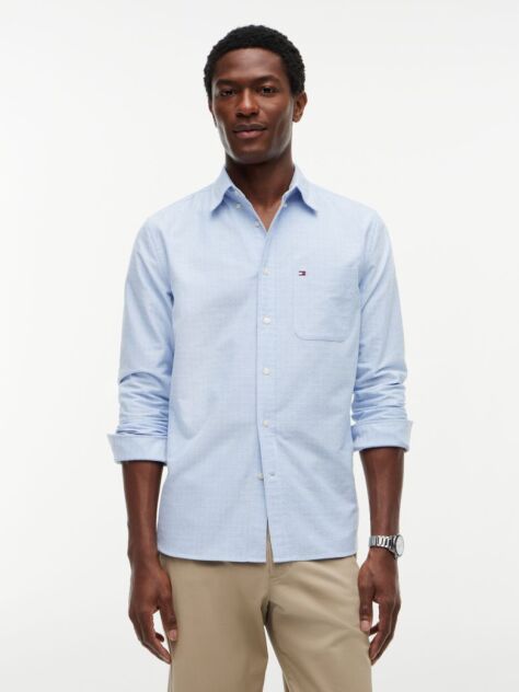 Multi Regular Fit Oxford Dobby Shirt  Men