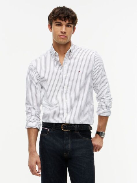 Multi Regular Fit Flex Stripe Shirt  Men