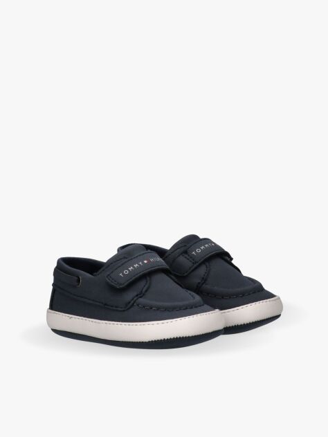Blue Low Cut Velcro Sneakers  Boys