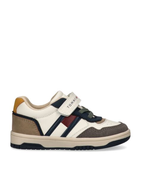 Multi Colour-Pop Tonal Flag Trainers  Kids Unisex