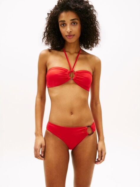 Red Tortoiseshell Ring Slim Classic Bikini Bottoms  Women