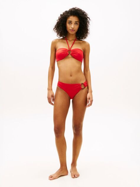 Red Tortoiseshell Ring Slim Classic Bikini Bottoms  Women
