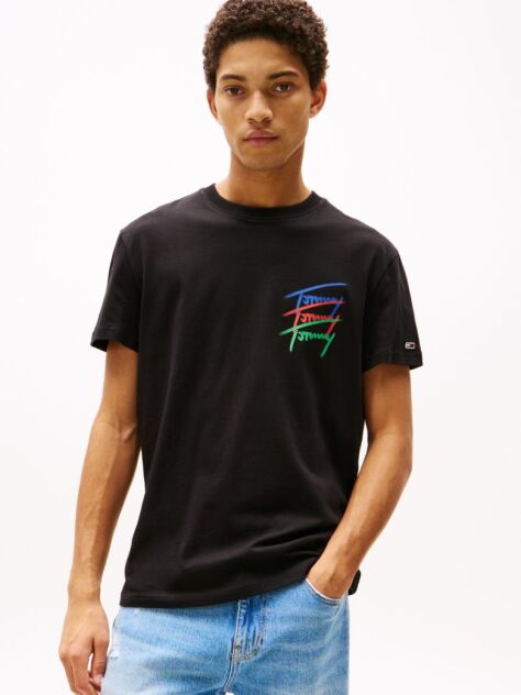 Black Back Logo Graphic T-Shirt  Men