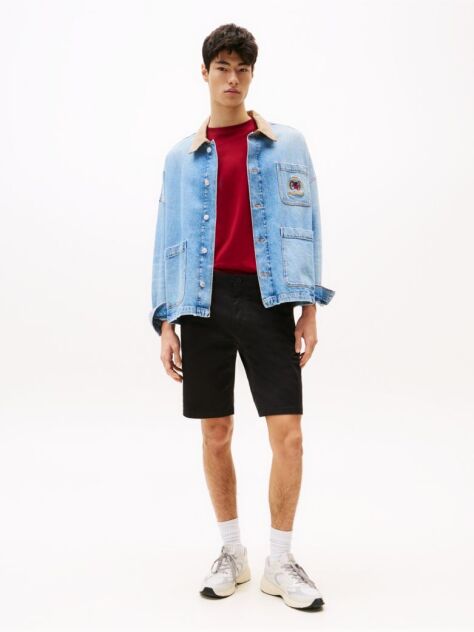 Black Scanton Slim Chino Shorts  Men