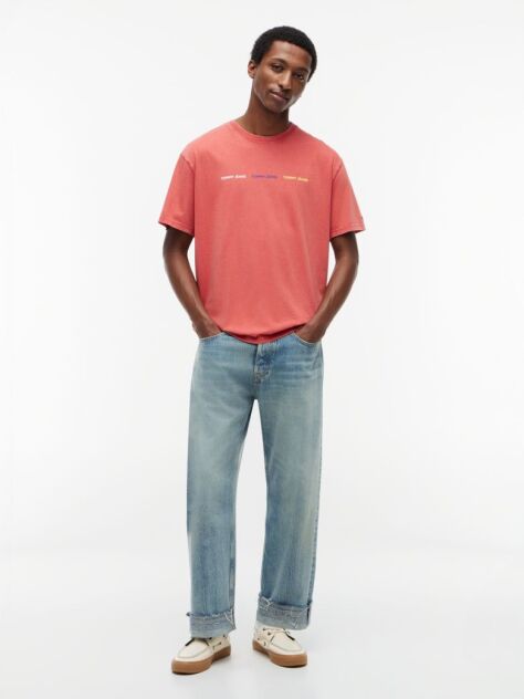 Red Repeat Logo T-Shirt  Men
