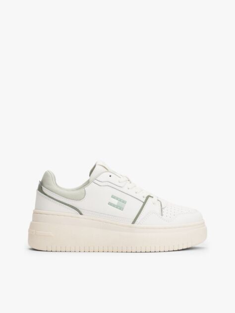 Multi Fine Cleat Platform Retro Basketball Trainers  Women
