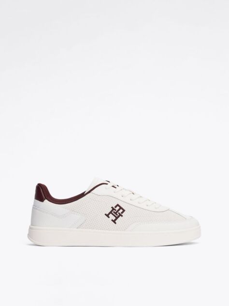 White TH Monogram Colour-Blocked Trainers  Women