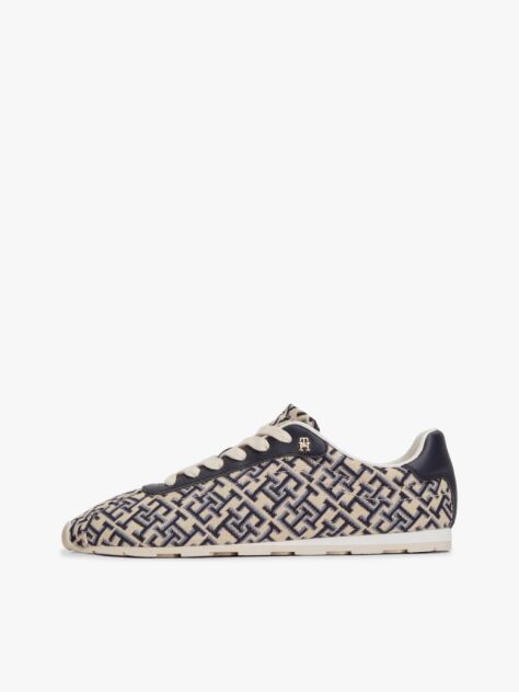 Multi TH Monogram Textile Trainers  Women