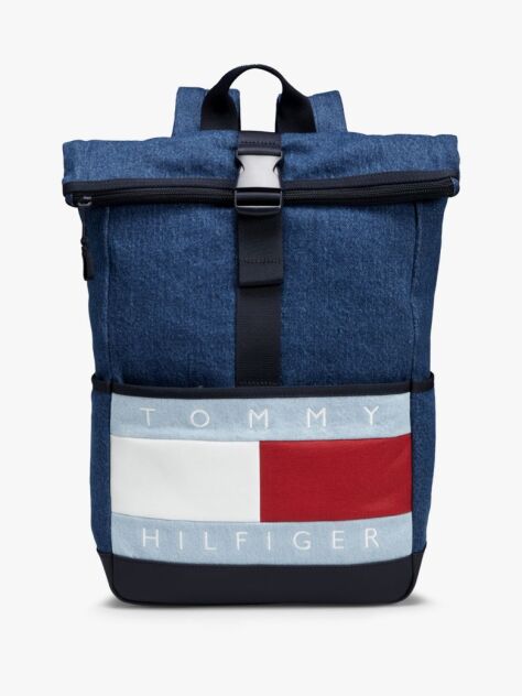 Denim Kids' Flag Logo Denim Backpack  Kids Unisex