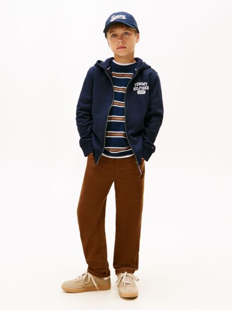 Brown Skater Fit Corduroy Trousers  Boys