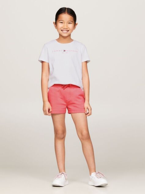 Multi Essential Slim Fit T-Shirt and Shorts Set  Girls