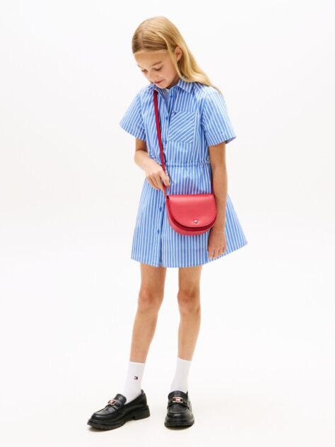 Multi Stripe Poplin Shirt Dress  Girls