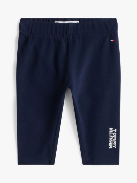 Blue Logo Embroidery Leggings  Newborn