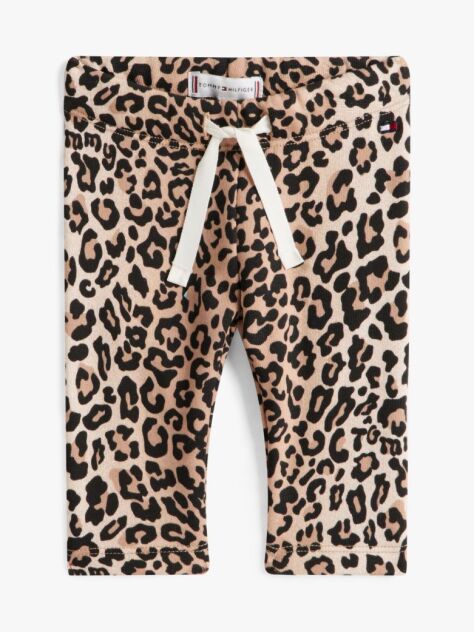 Multi Leopard Knitted Pants  Newborn
