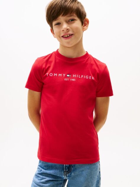 Red Dual Gender TH Established Essential T-Shirt  Kids Unisex