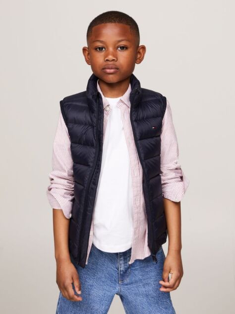 Blue Essential Flag Padded Vest  Kids Unisex