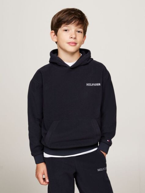 Blue Hilfiger Monotype Polar Fleece Hoody  Kids Unisex