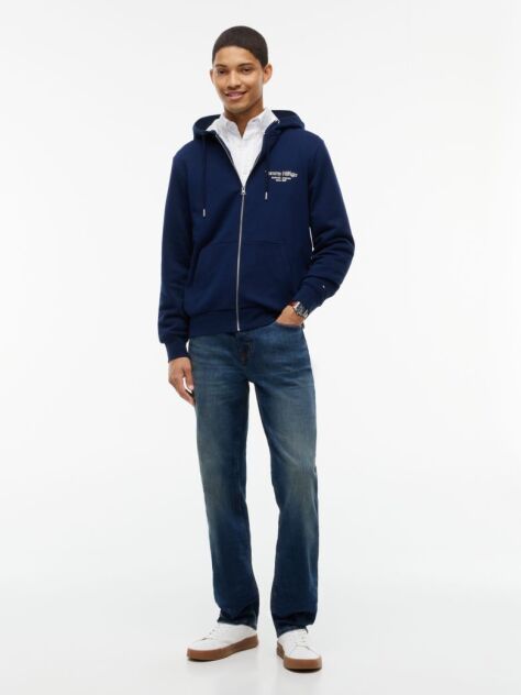 Blue Back Graphic Terry Zip-Thru Hoody  Men