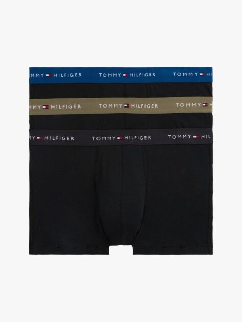 Multi 3-Pack Logo Waistband Trunks  Men