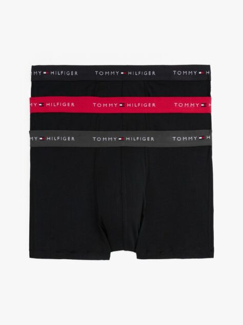 Multi 3-Pack Logo Waistband Trunks  Men