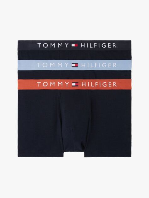 Multi 3-Pack TH Original Logo Waistband Trunks  Men