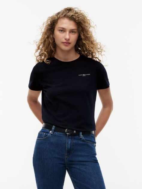Blue 1985 Collection Signature Logo T-Shirt  Women