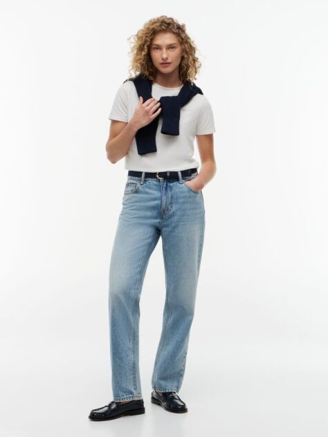 White 1985 Collection Signature Logo T-Shirt  Women