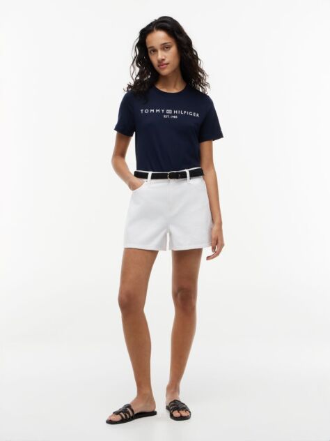 Blue Logo Crew Neck T-Shirt  Women