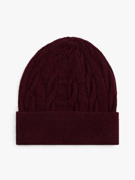 Red TH Crest Knit Beanie  Kids Unisex