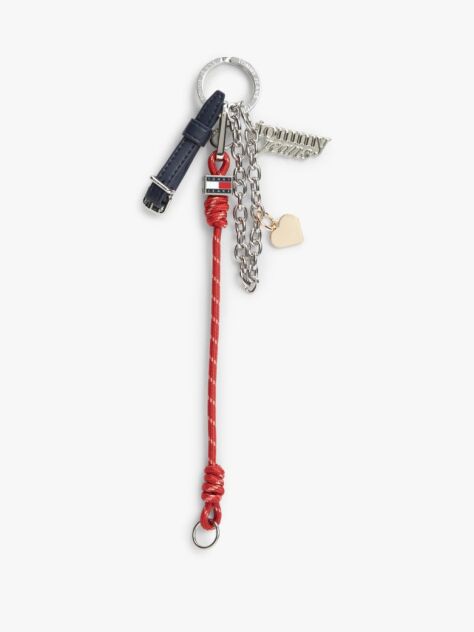 Multi Multiple Logo Charm Keyring  Women