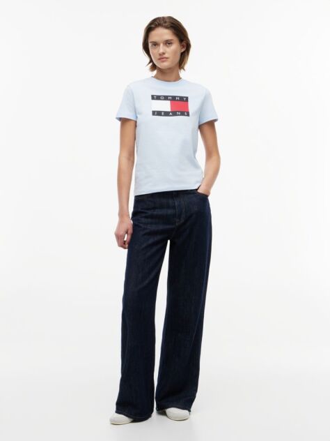 Blue Tonal Tommy Flag T-Shirt  Women