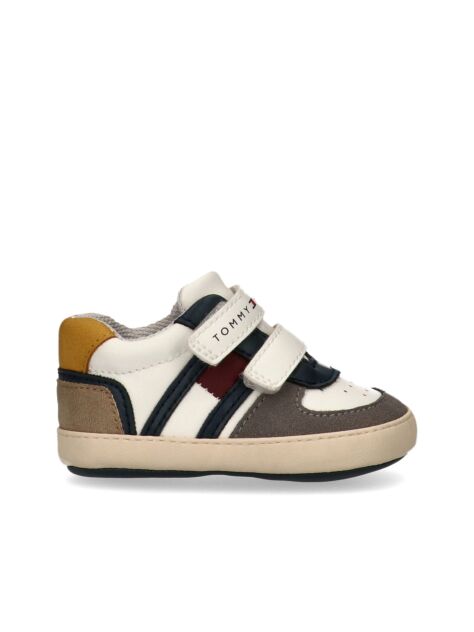 Multi Flag Hook And Loop Sneakers  Boys