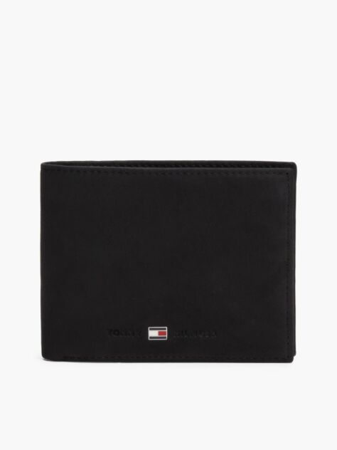 Black Leather Credit Card Wallet  Men