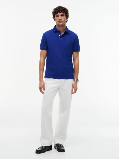 Blue 1985 Collection Regular Fit Pique Polo  Men